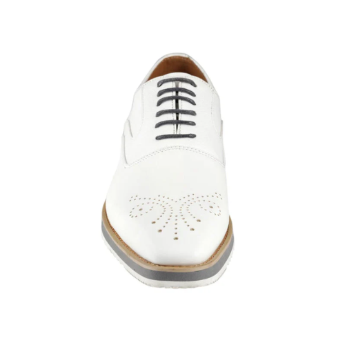 Amali Gideon White Men’s Oxford Sneakers