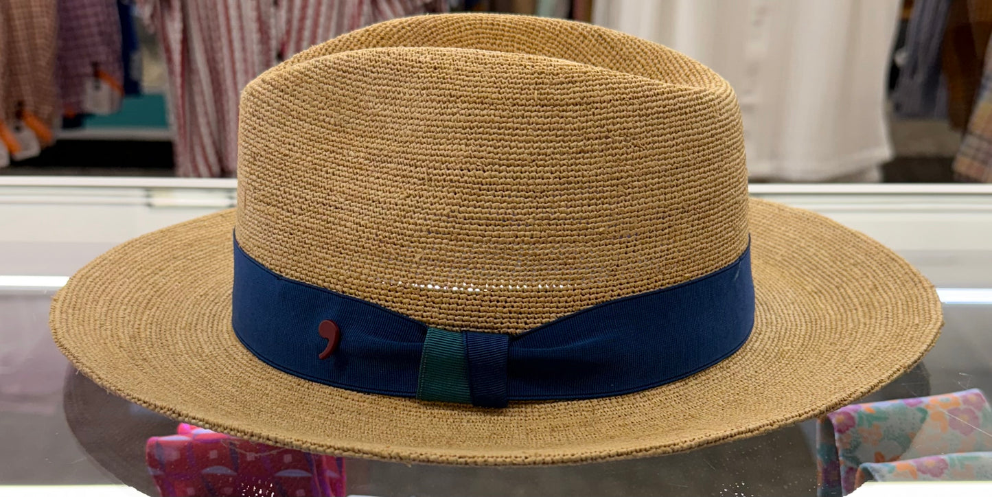 Alfonso D'este Chicago 100% Raffia Straw
