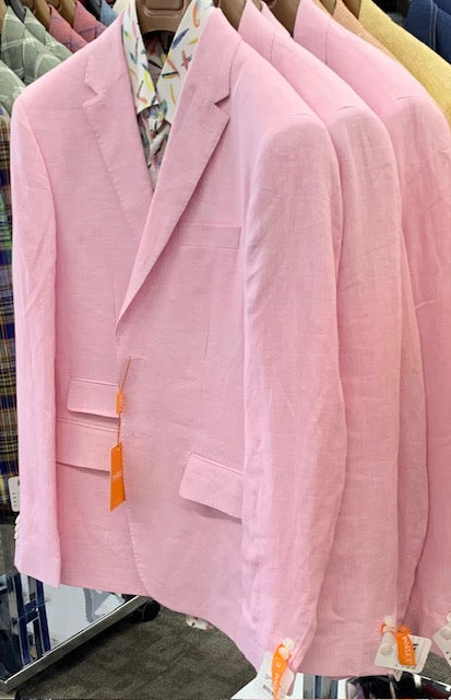 Inserch Pink Linen Blazer