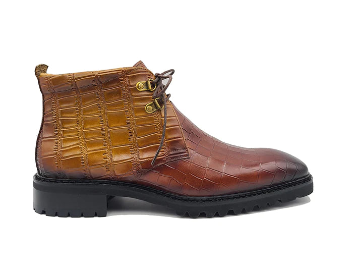 Carrucci-Leather Chukka