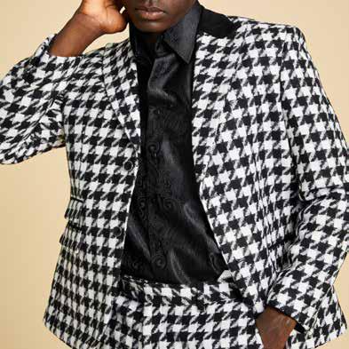 INS-Wool Blend Houndstooth