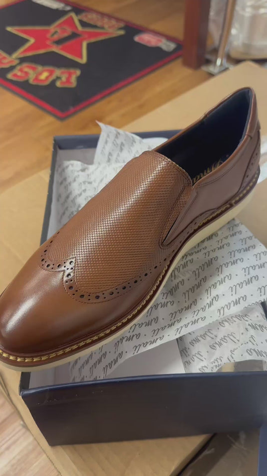 Amali Clyde Slip On Loafer -Cognac