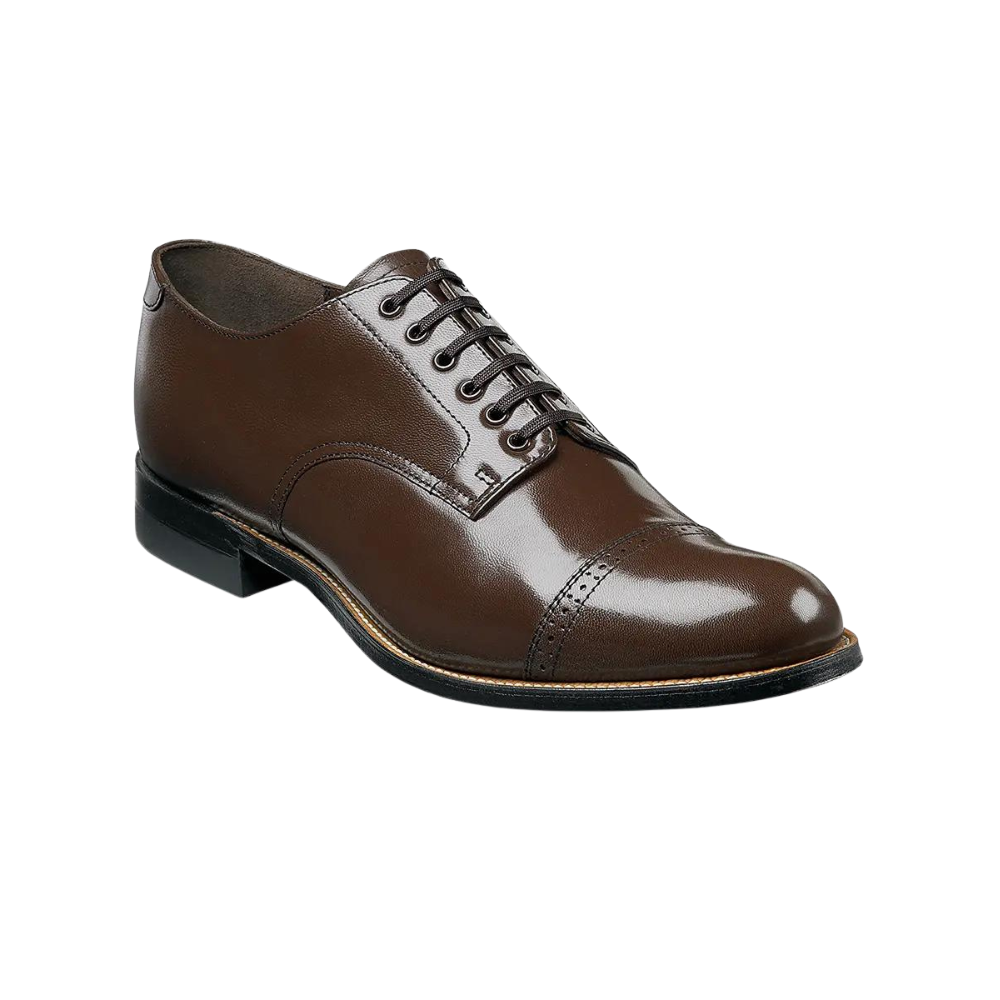 stacy adams dress shoes brown Stacy Adams Benson Plain Toe Oxford | Men's | Brandy | Size 15
