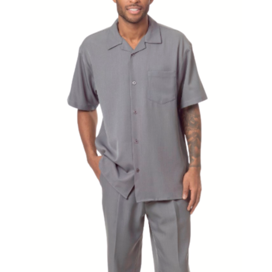 2 Piece Grey Walking Suit