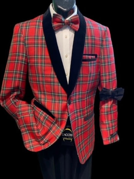 Red Holiday Blazer