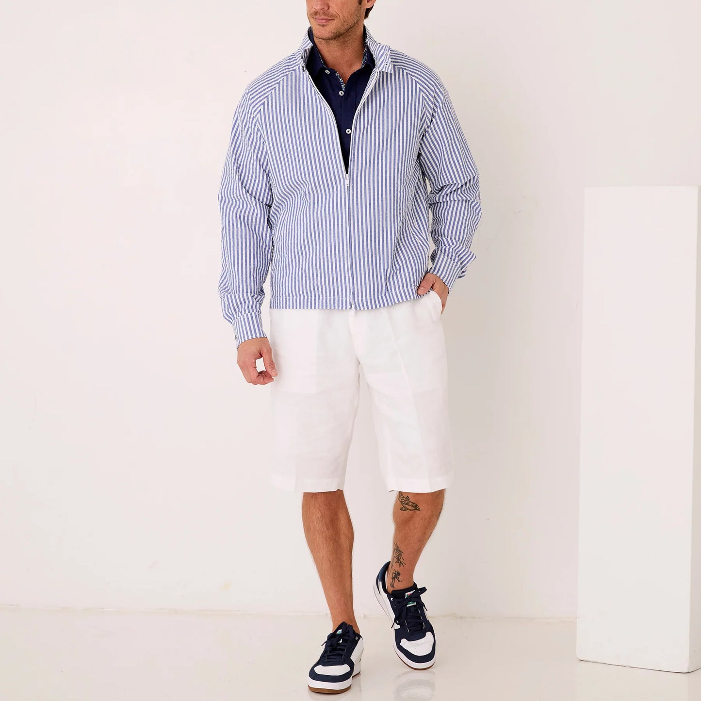 Seersucker Stripe Jacket