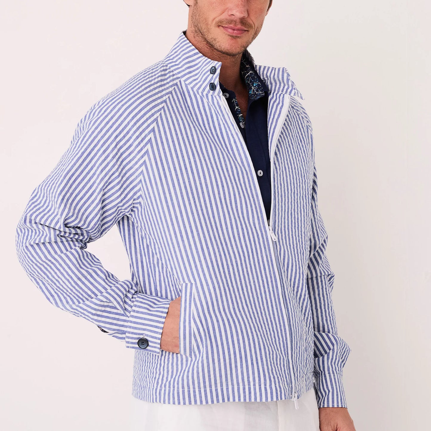Seersucker Stripe Jacket