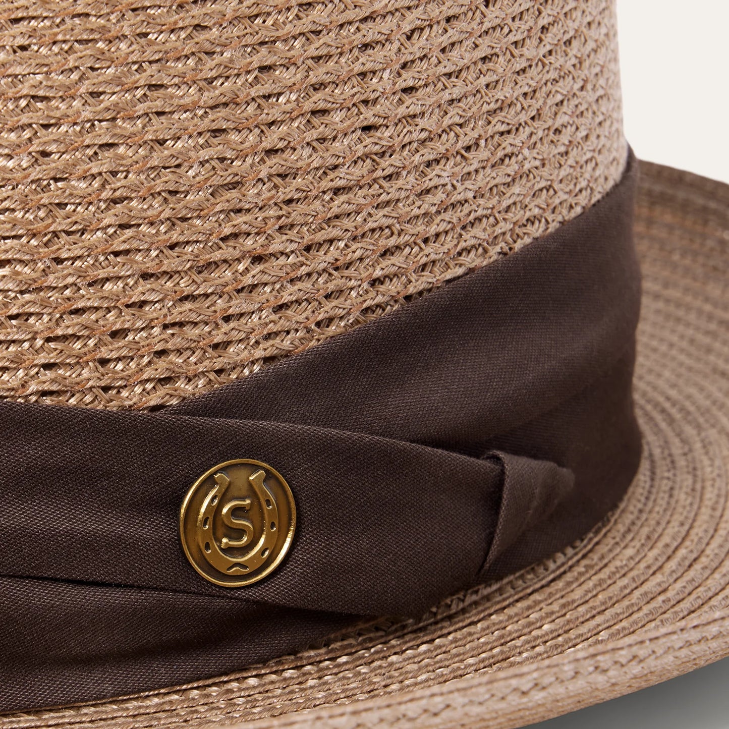 Stetson Bishop Straw Hat – Cognac Milan Straw Pork Pie Hat