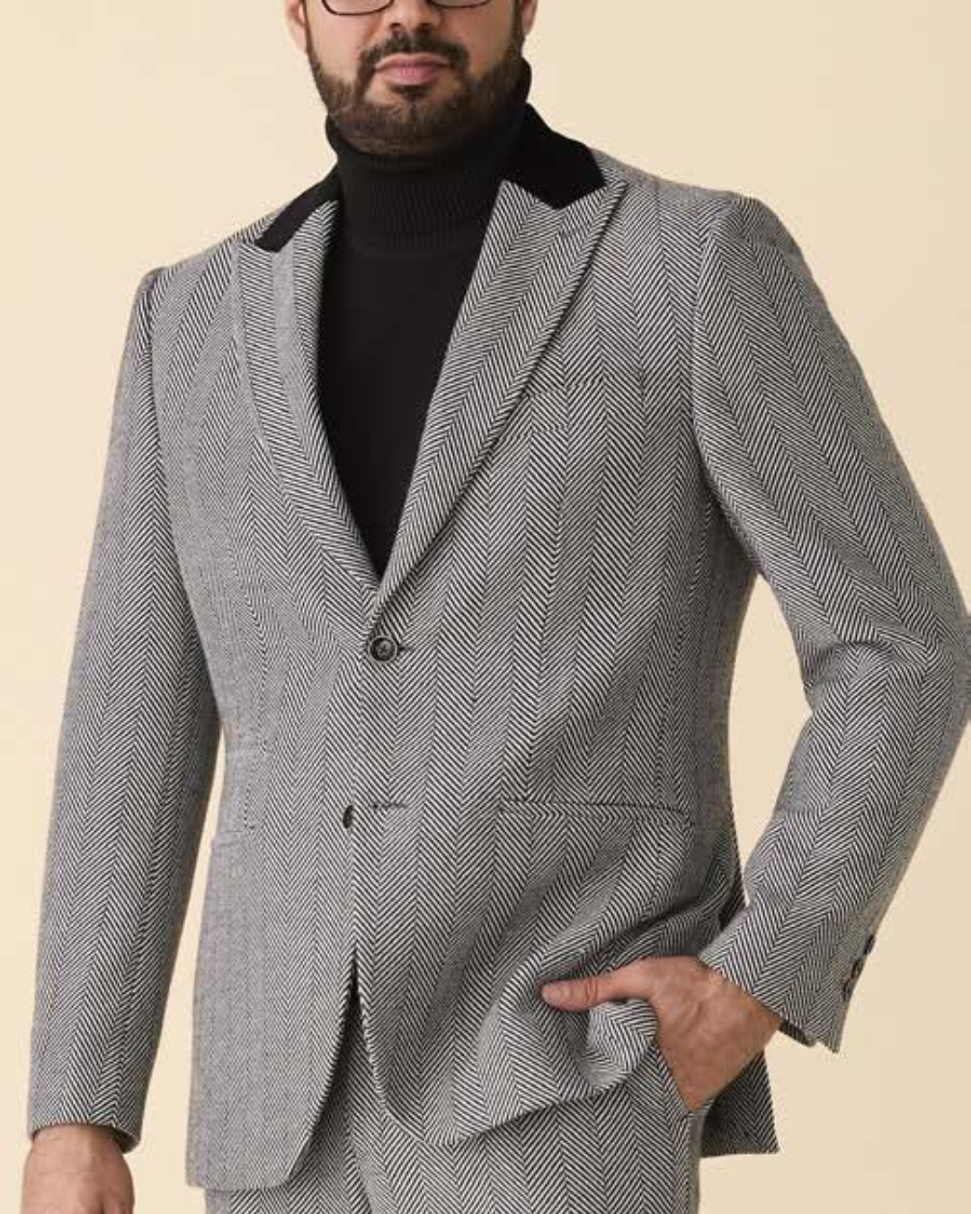 Inserch Herringbone Blazer