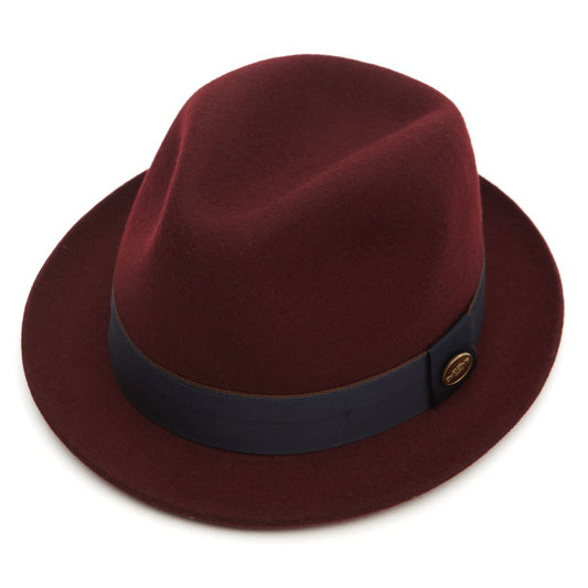 Christys' London Winchester Wool Felt - Maroon