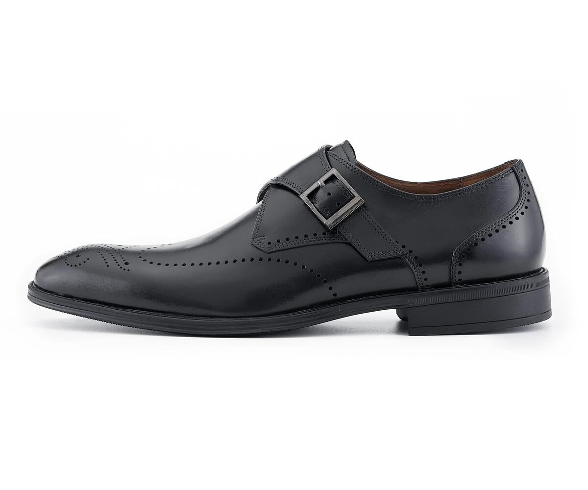 Asher Green Brushed Calf Black