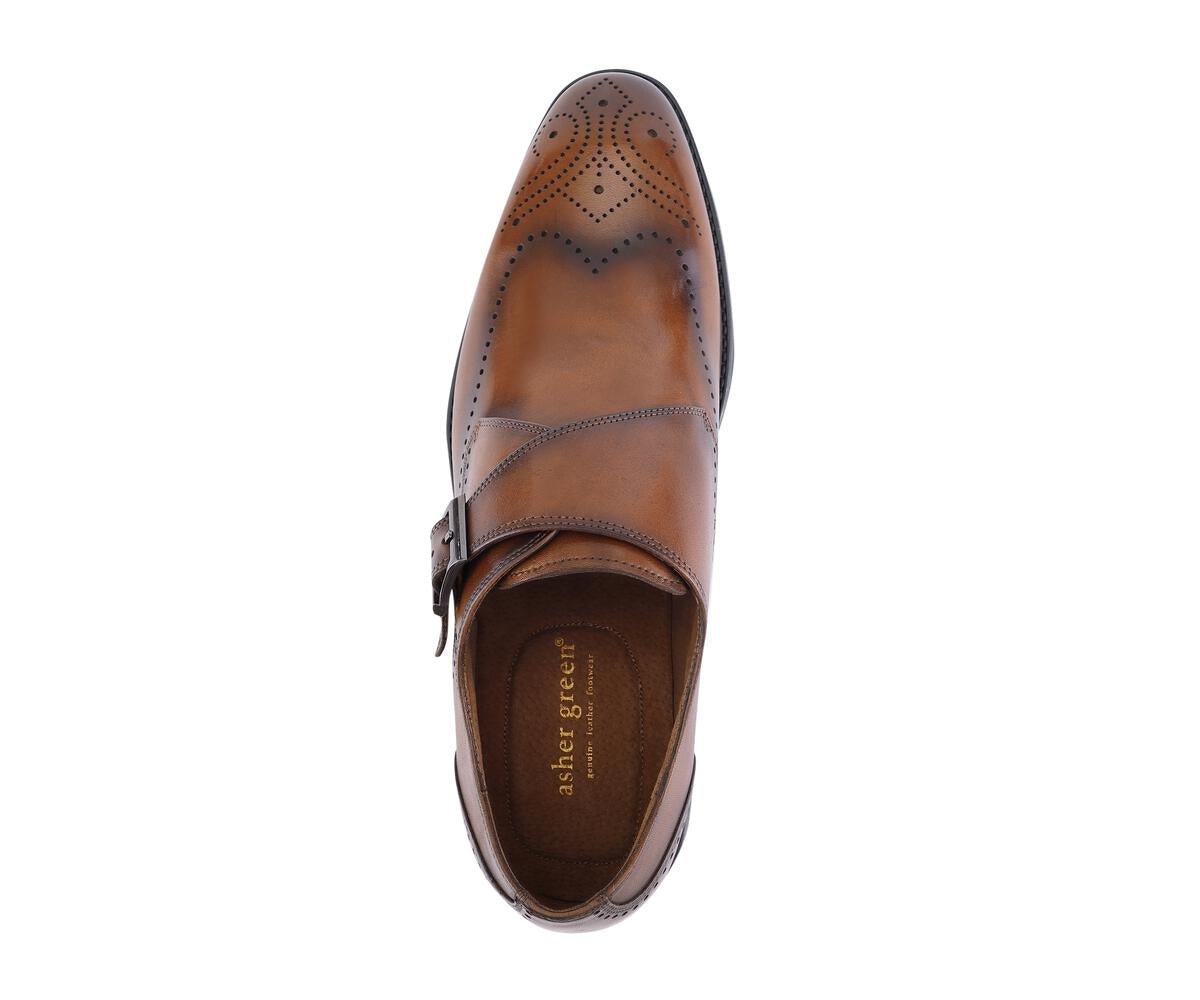 Asher Green Brushed Calf Tan