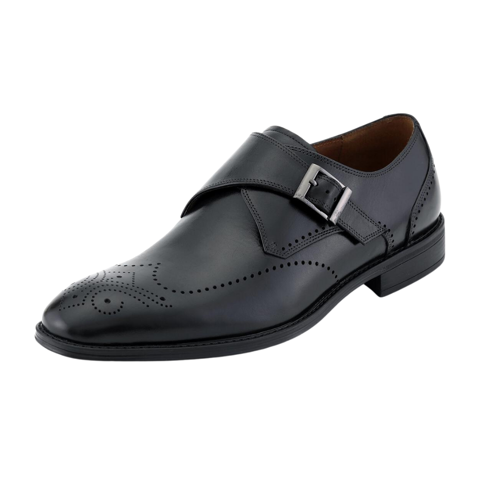 Asher Green Brushed Calf Black