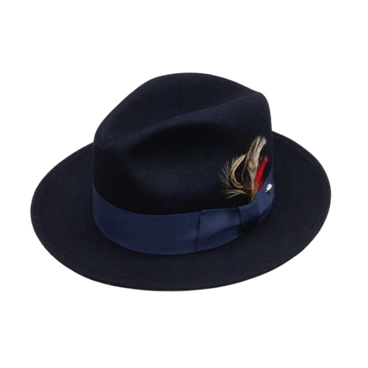 The Untouchable Fedora Navy Blue