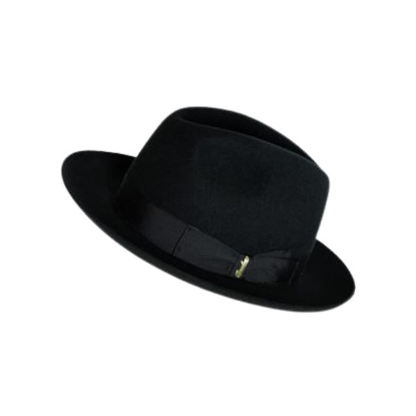 Borsalino Alessandria Black Fedora – Stark and Legum