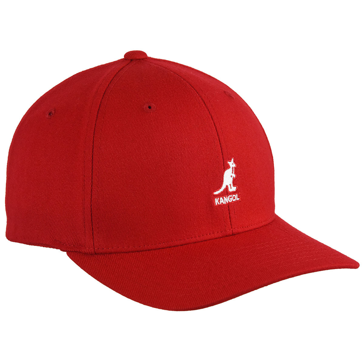 Kangol Wool Flexfit Baseball Cap Red