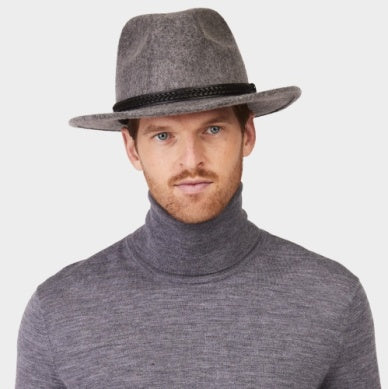 Montana Hat Tilley Fedora Hats Tilley Montana Grey Mix